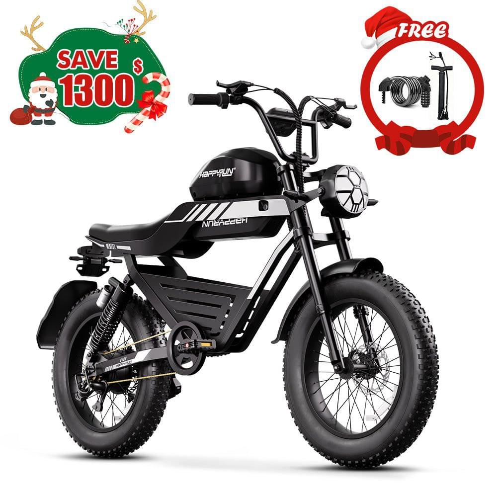 Happyrun G100 electric bike with 2000W and dual battery