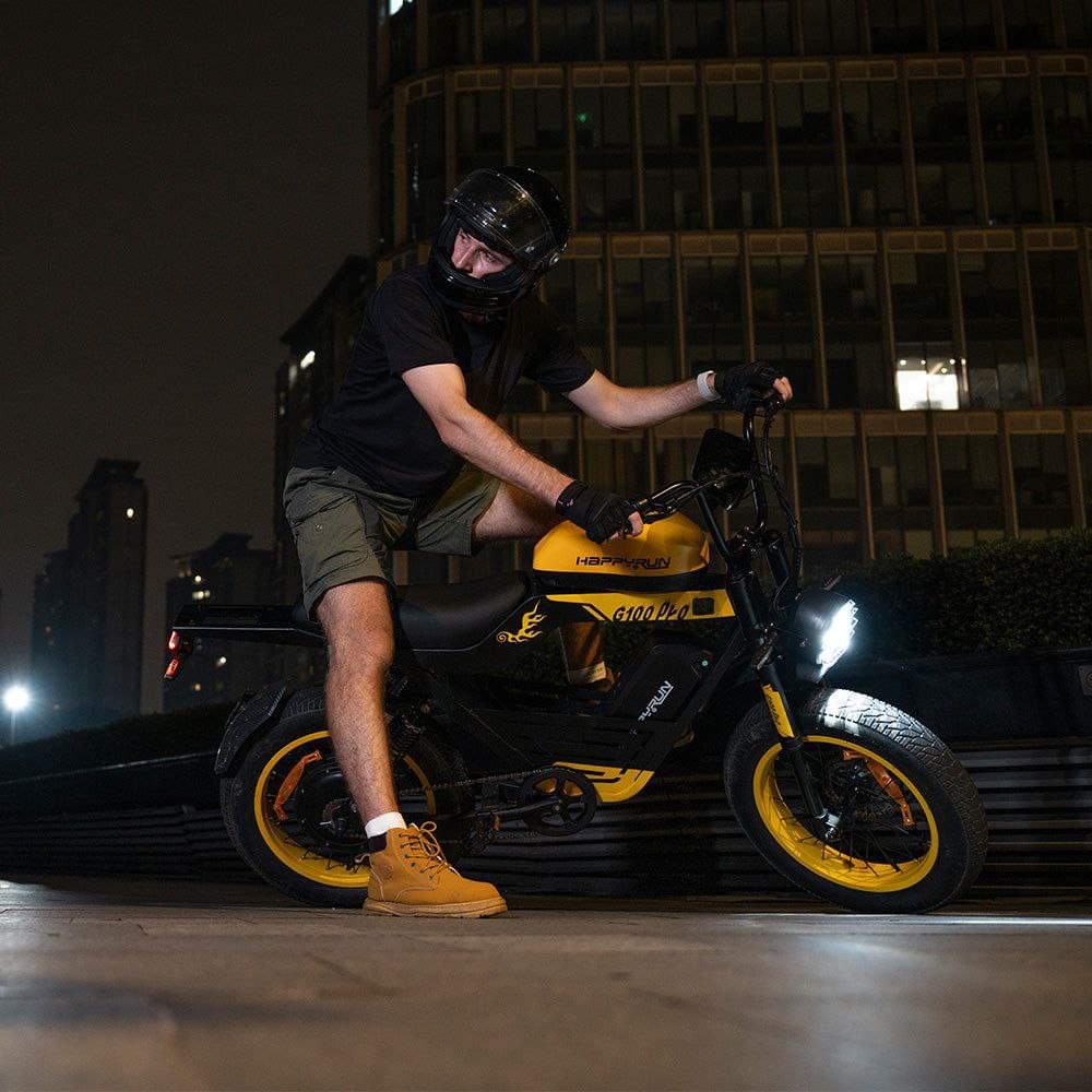 HappyRun G100 Pro 6000W Electric Bike Dual Battery - Powerful Long-Range All-Terrain eBike - Image 3