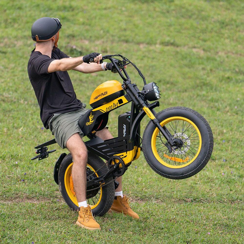 HappyRun G100 Pro 6000W Electric Bike Dual Battery - Powerful Long-Range All-Terrain eBike - Image 13