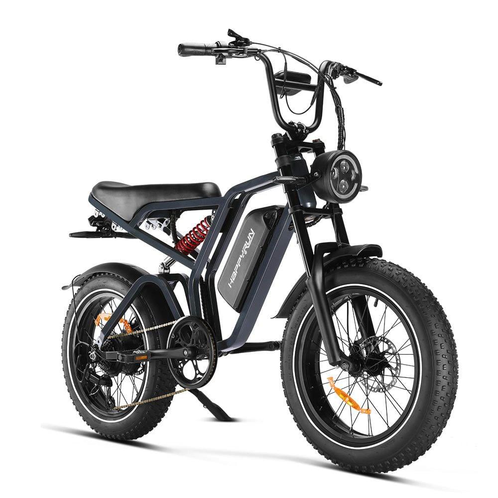 HappyRun G60 Pro 2000W Moped-Style Off-Road Fat Tire Electric Bike - Image 2